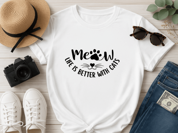 Cat Shirt Life is Better with Cats SVG: A Designer’s Honest Review