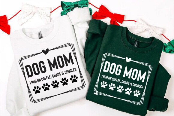 Dog Mom Coffee Chaos Sweatshirt, Cozy