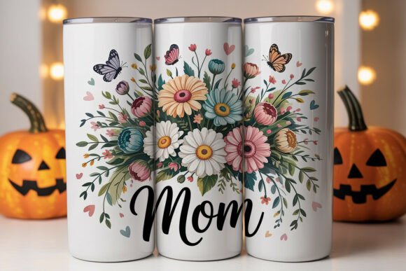 Elegant Floral Mom 20oz Tumbler Wrap Review