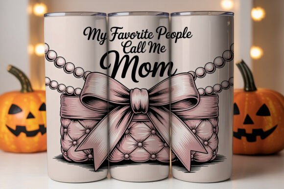 Elegant Mom Tumbler Wrap PNG Review