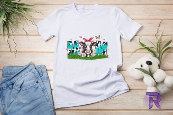 Mom Highland Cow Mother s Day PNG: A Heartfelt Design for Craft Projects