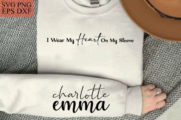 Mom Shirt with Kid Names Sleeve SVG PNG