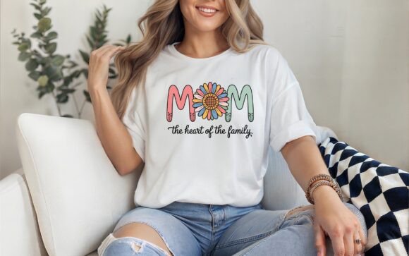 Mom the Heart of the Family SVG PNG Review