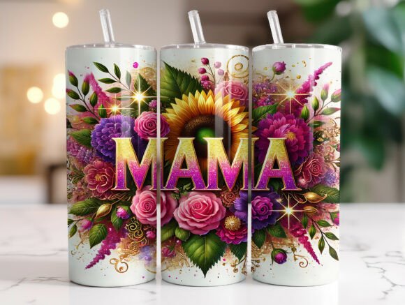 Sunflower & Pink Rose Mom Tumbler Wrap Review